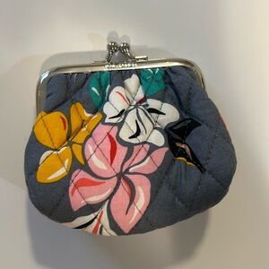 Vera Bradley Coastal Paradise Kiss Lock Coin Purse NWOT